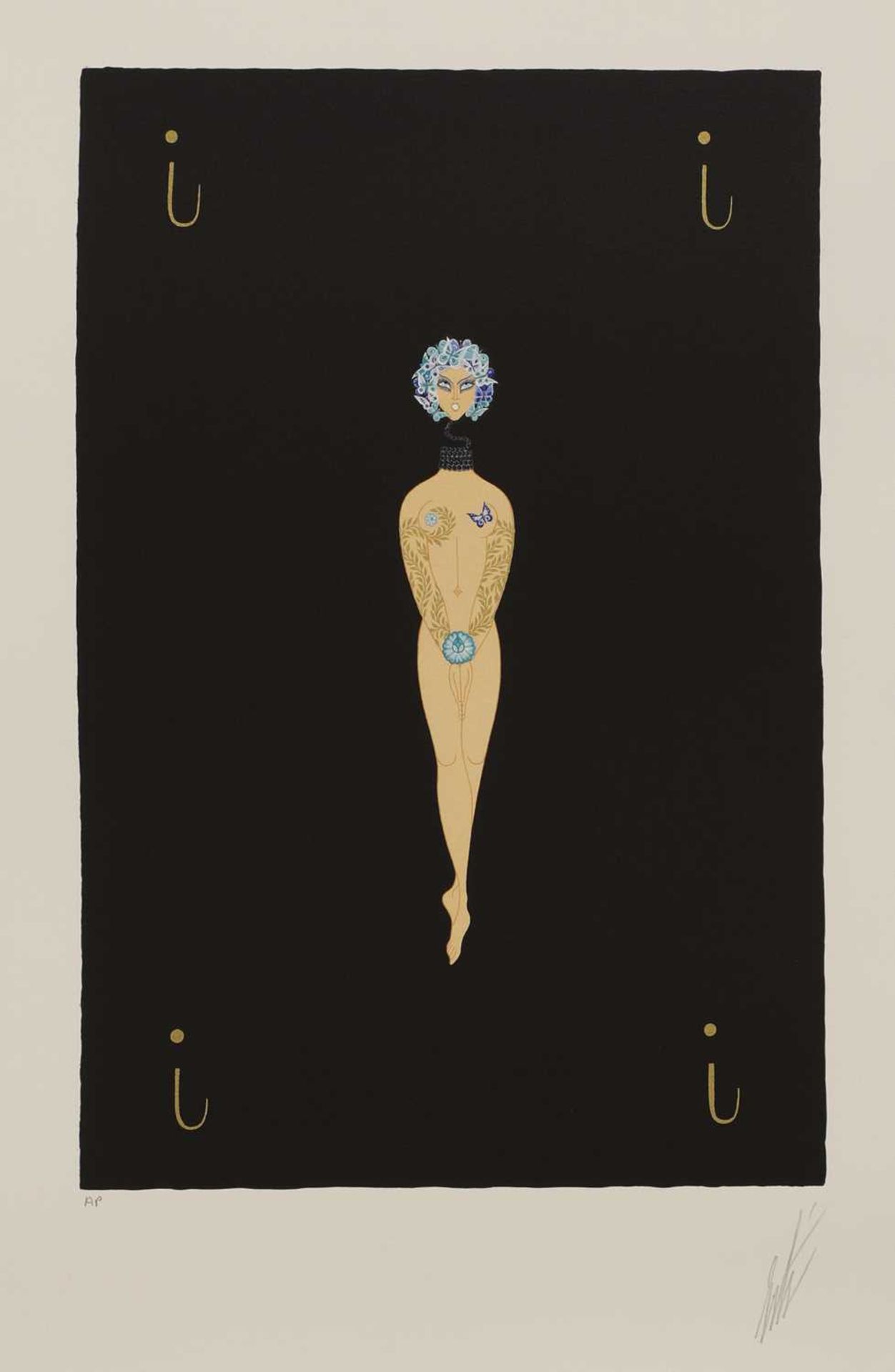 *'Erte' (Romain de Tirtoff) (Russian-French, 1892-1990)