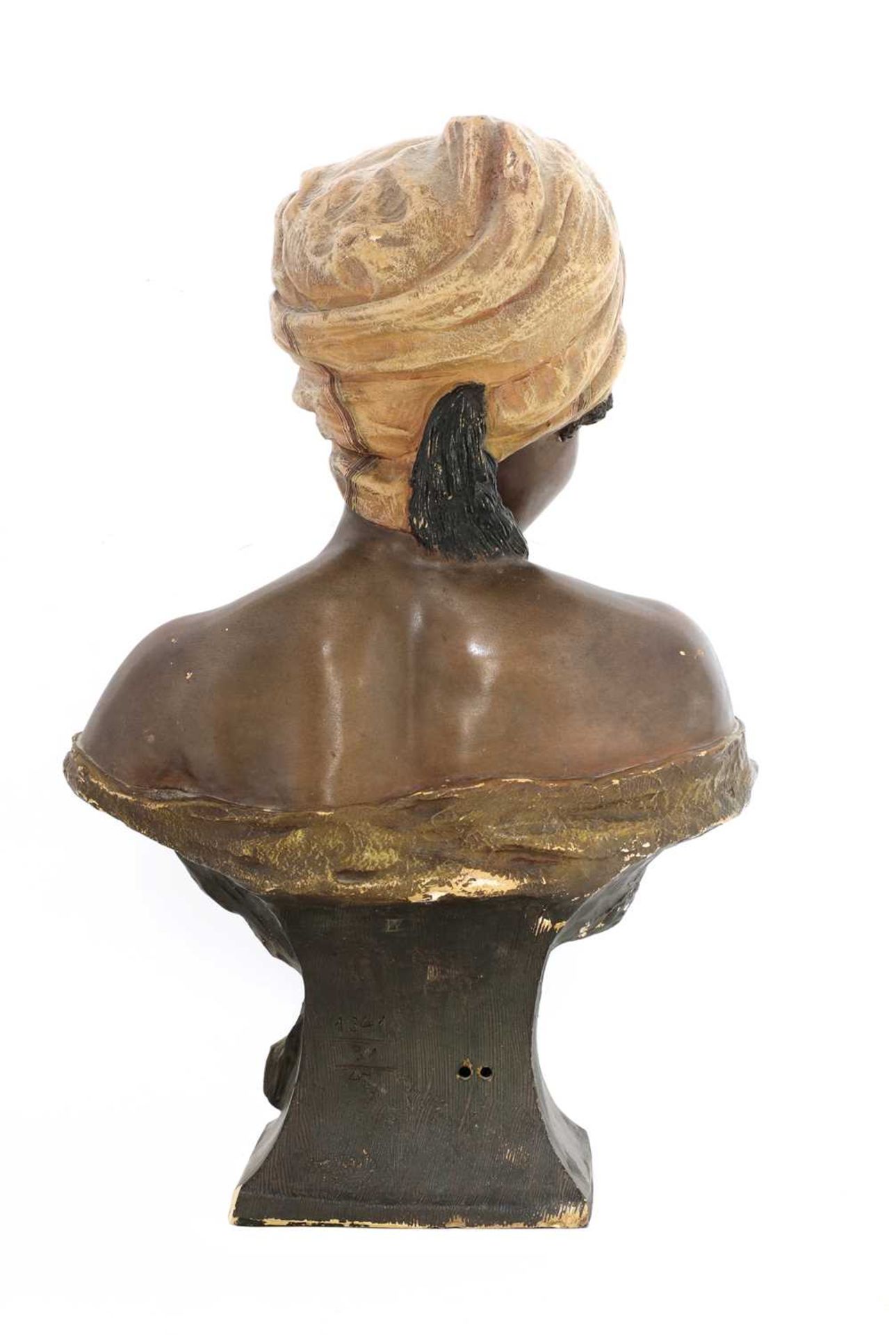 A Goldscheider 'La Negresse' terracotta bust, - Bild 2 aus 9