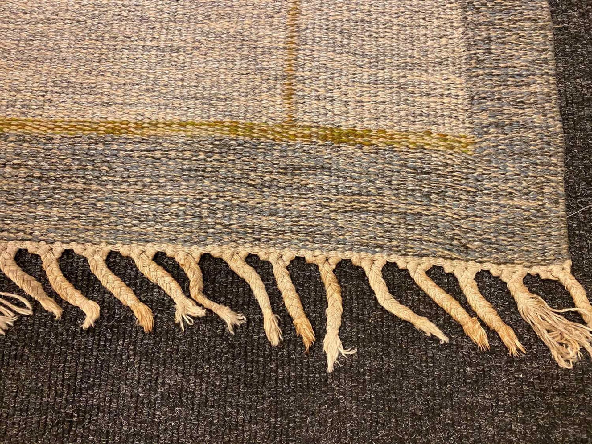 A Scandinavian flat-weave rug, - Image 3 of 7