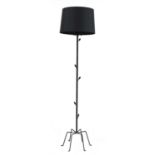 A standard lamp,