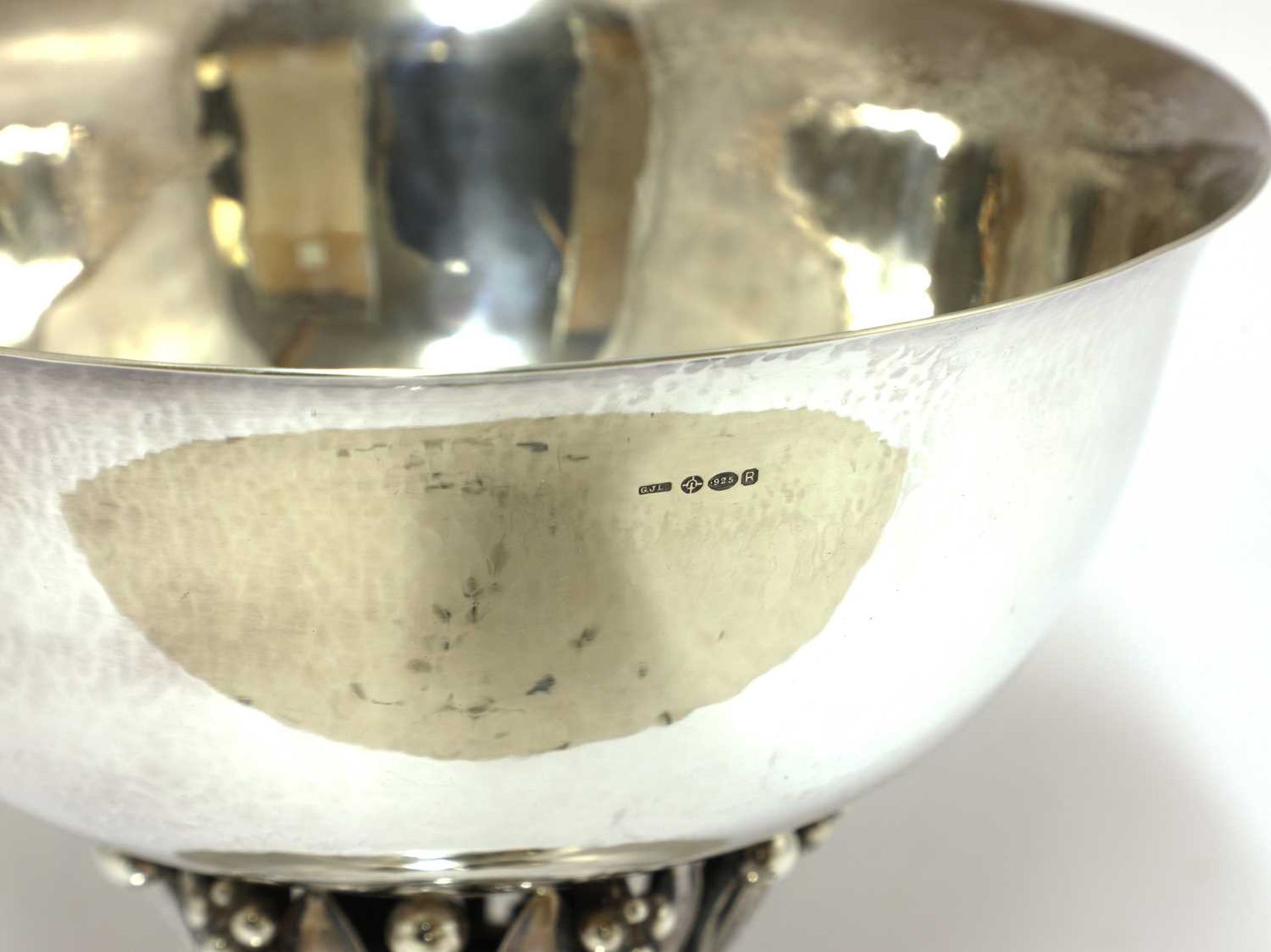A Georg Jensen sterling silver bowl, - Bild 2 aus 5