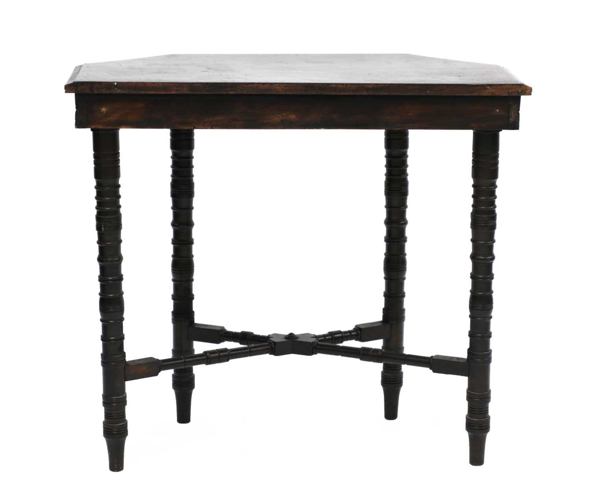 An Aesthetic ebonised side table, - Image 3 of 3