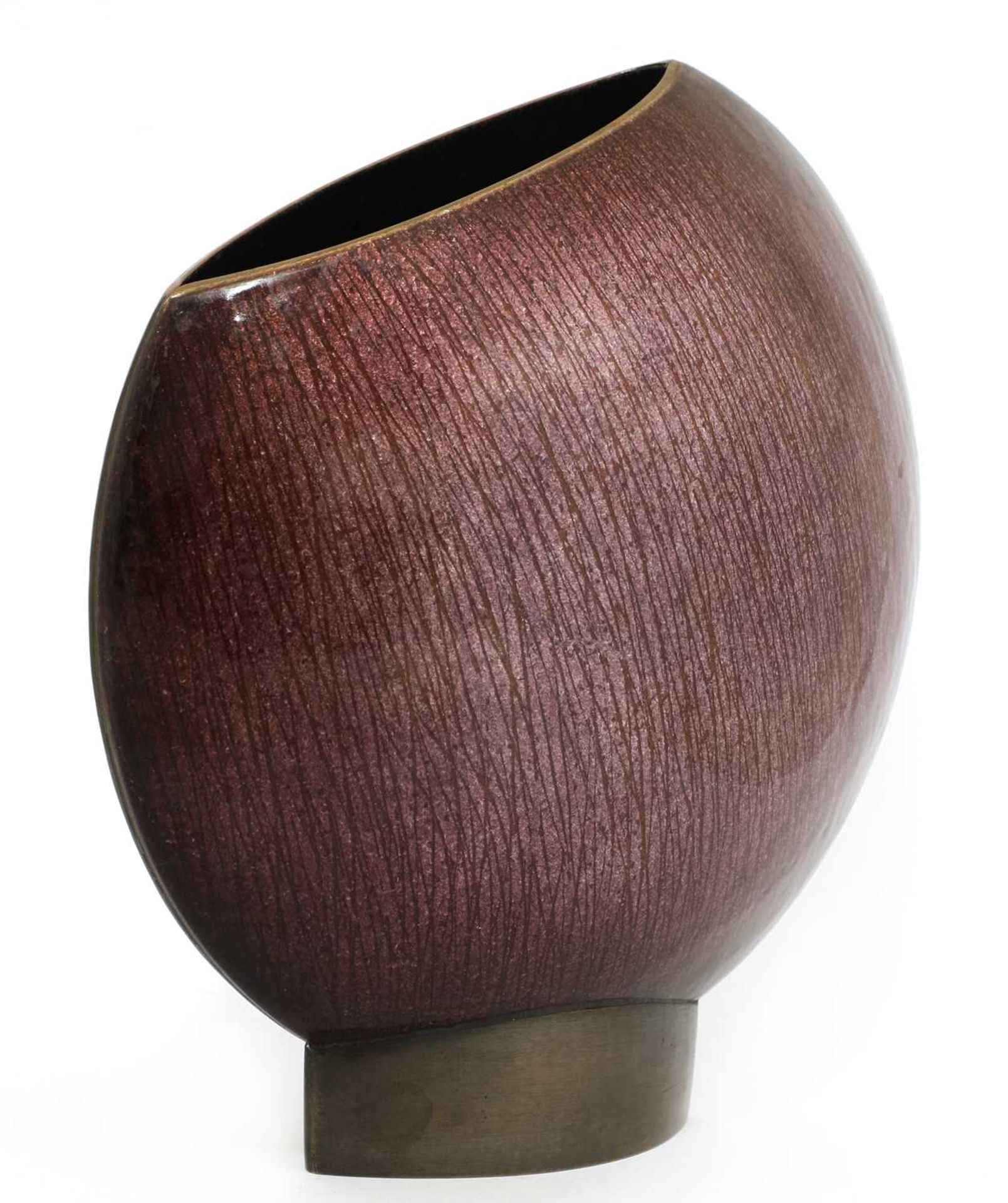 A Del Campo enamelled vase, - Image 2 of 4