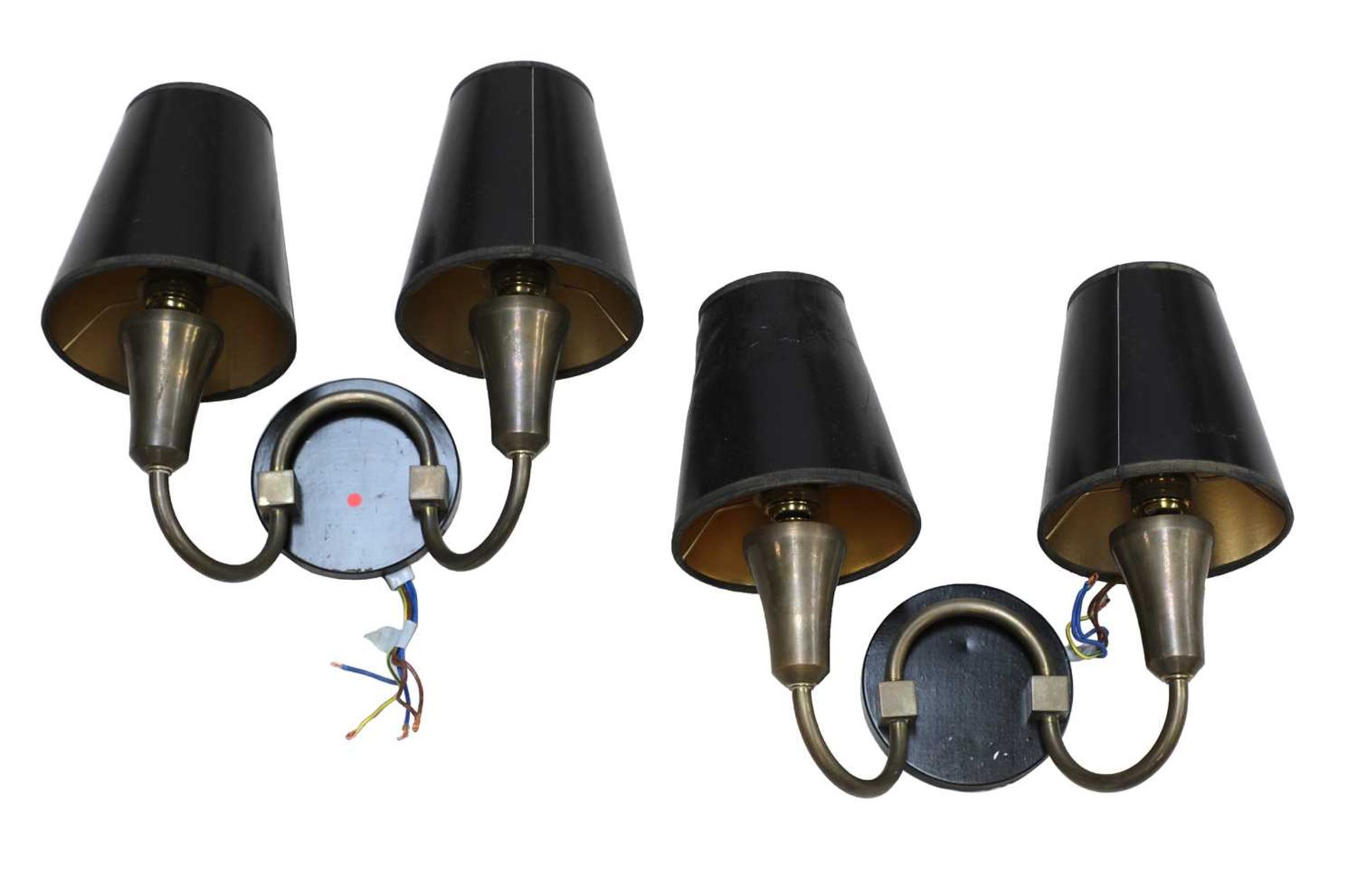 Two pairs of wall lights, - Image 2 of 2