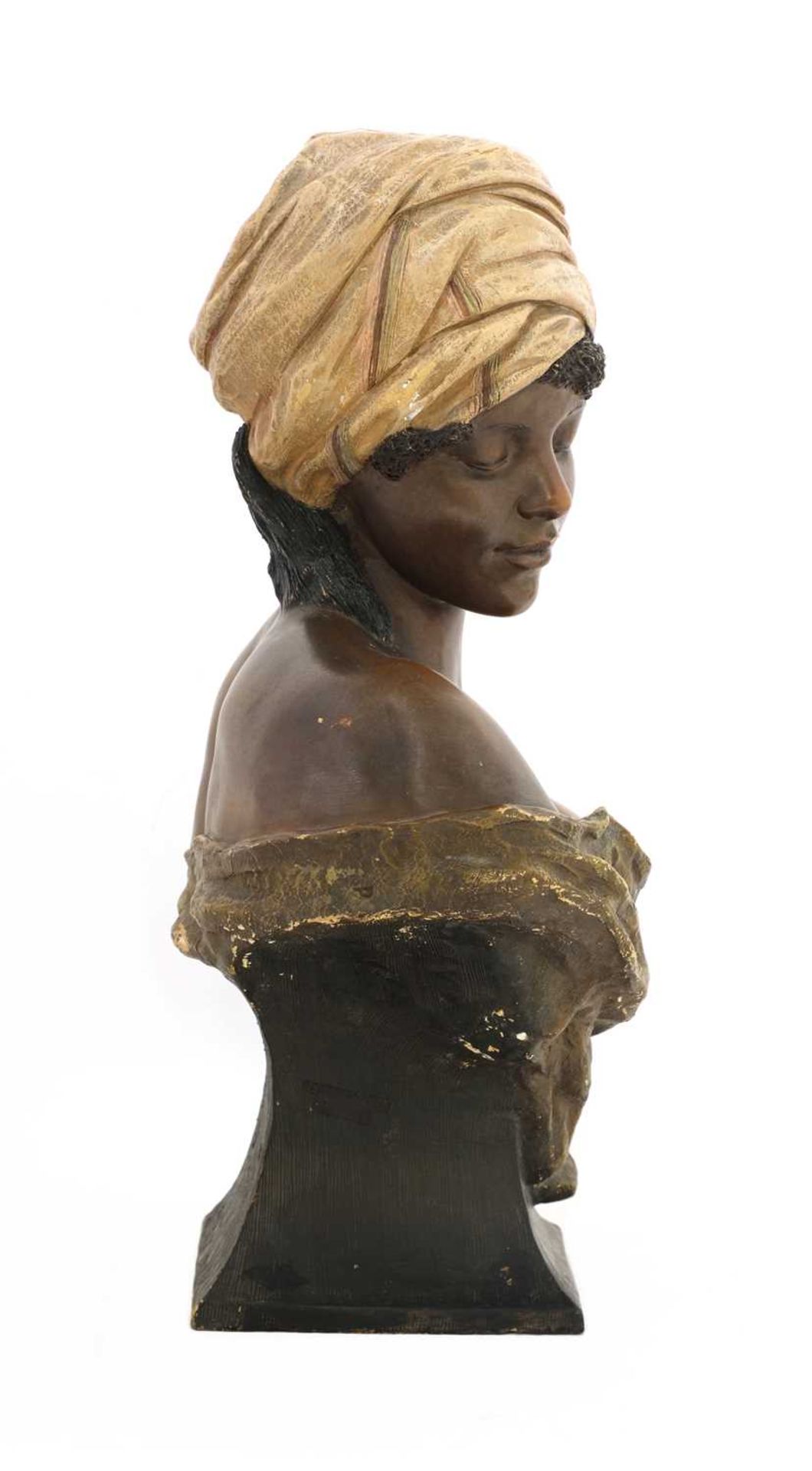 A Goldscheider 'La Negresse' terracotta bust, - Bild 4 aus 9