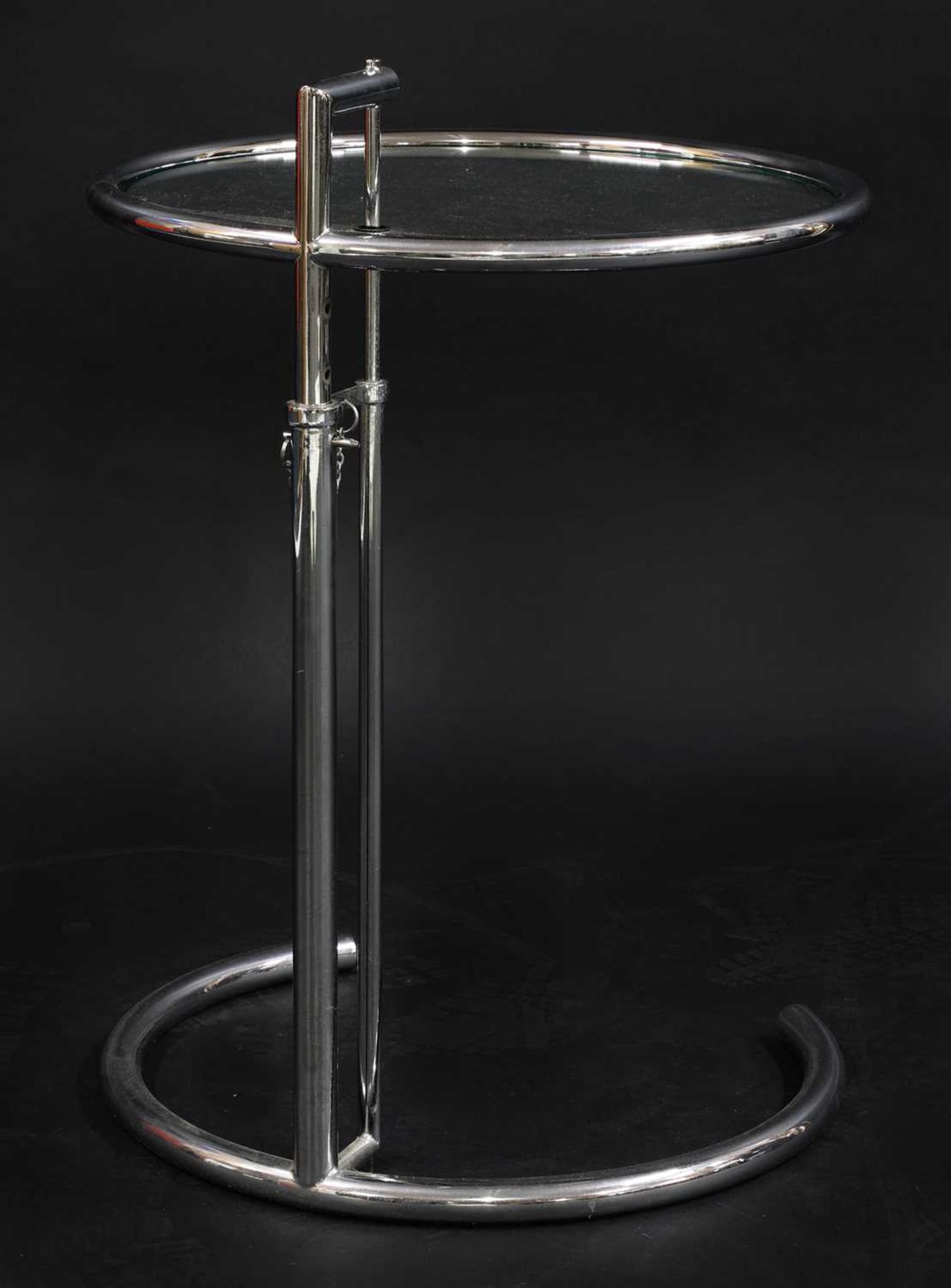 An Eileen Grey chrome side table, - Image 2 of 2