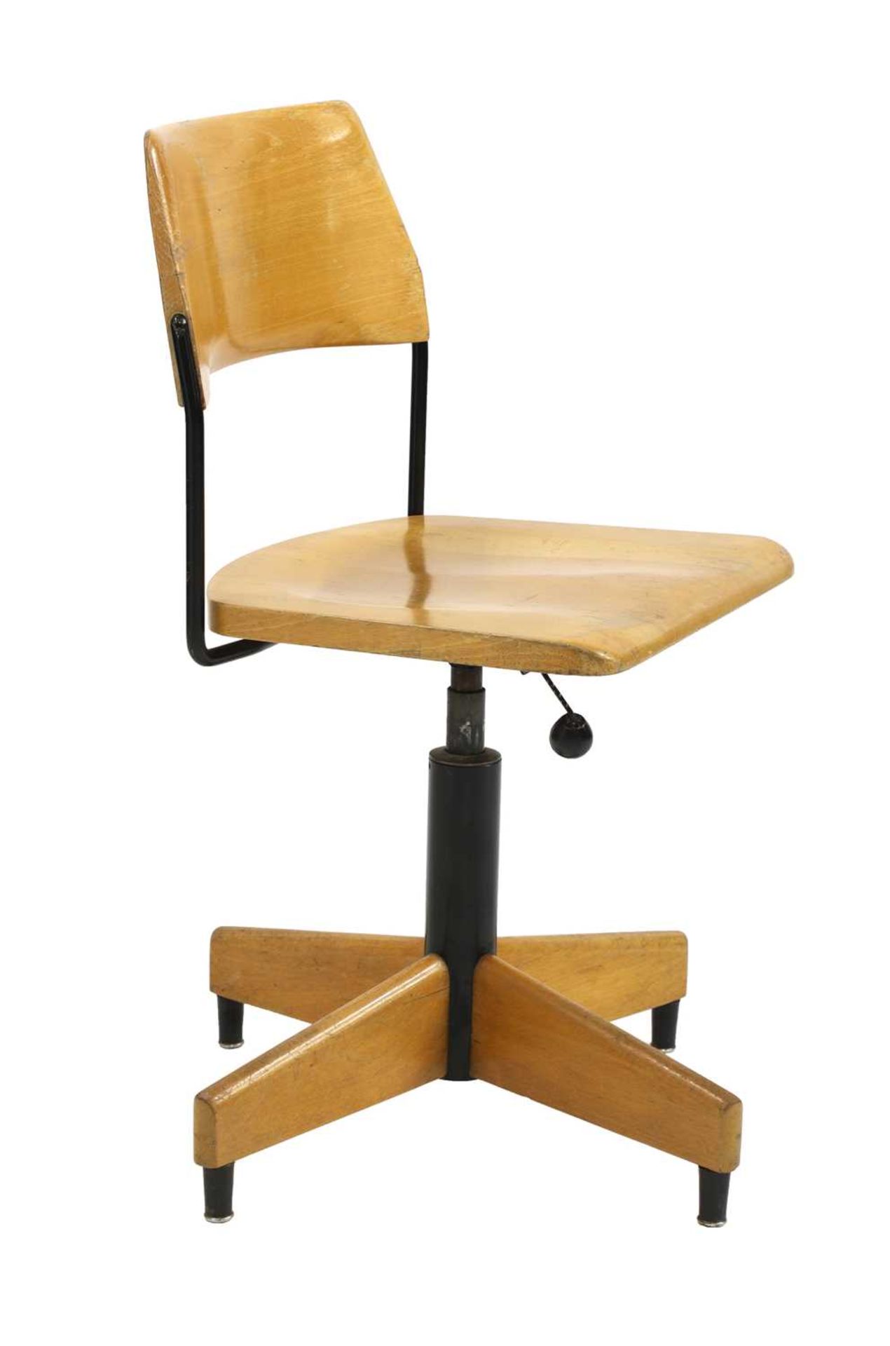 A Swedish 'Gyroflex' swivel office chair,