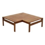 A teak coffee table,