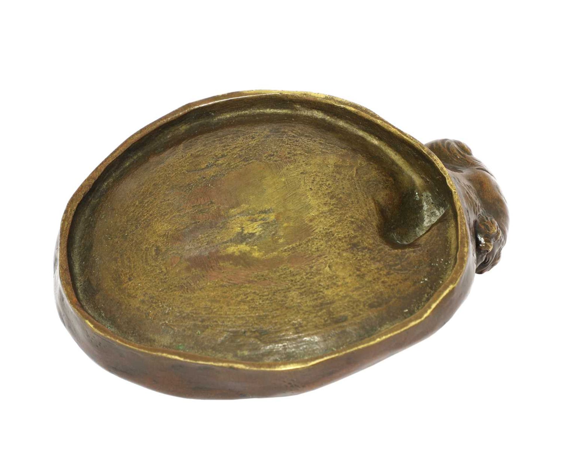 A bronze pin dish, - Image 3 of 3