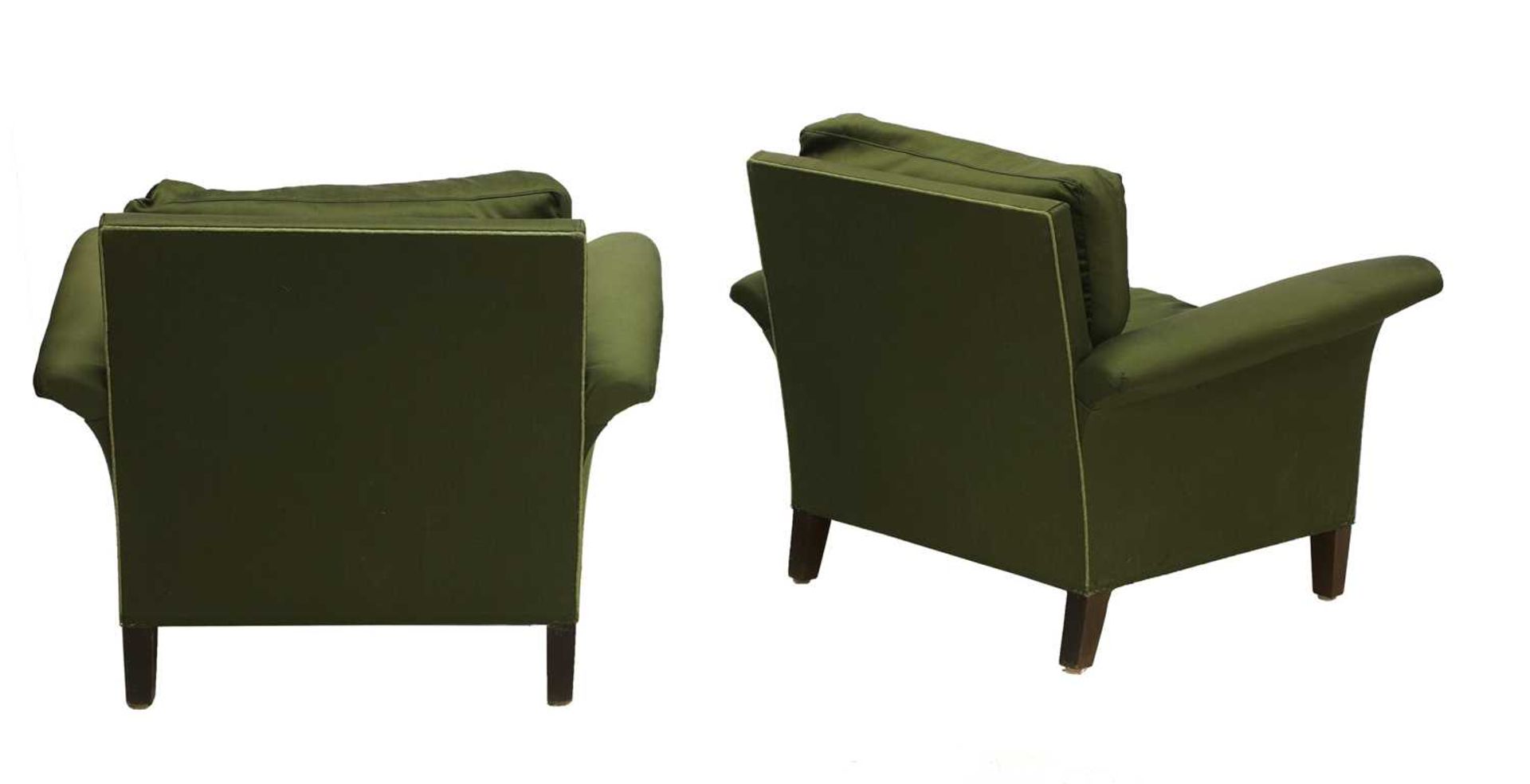 A pair of Art Deco armchairs, - Image 2 of 5