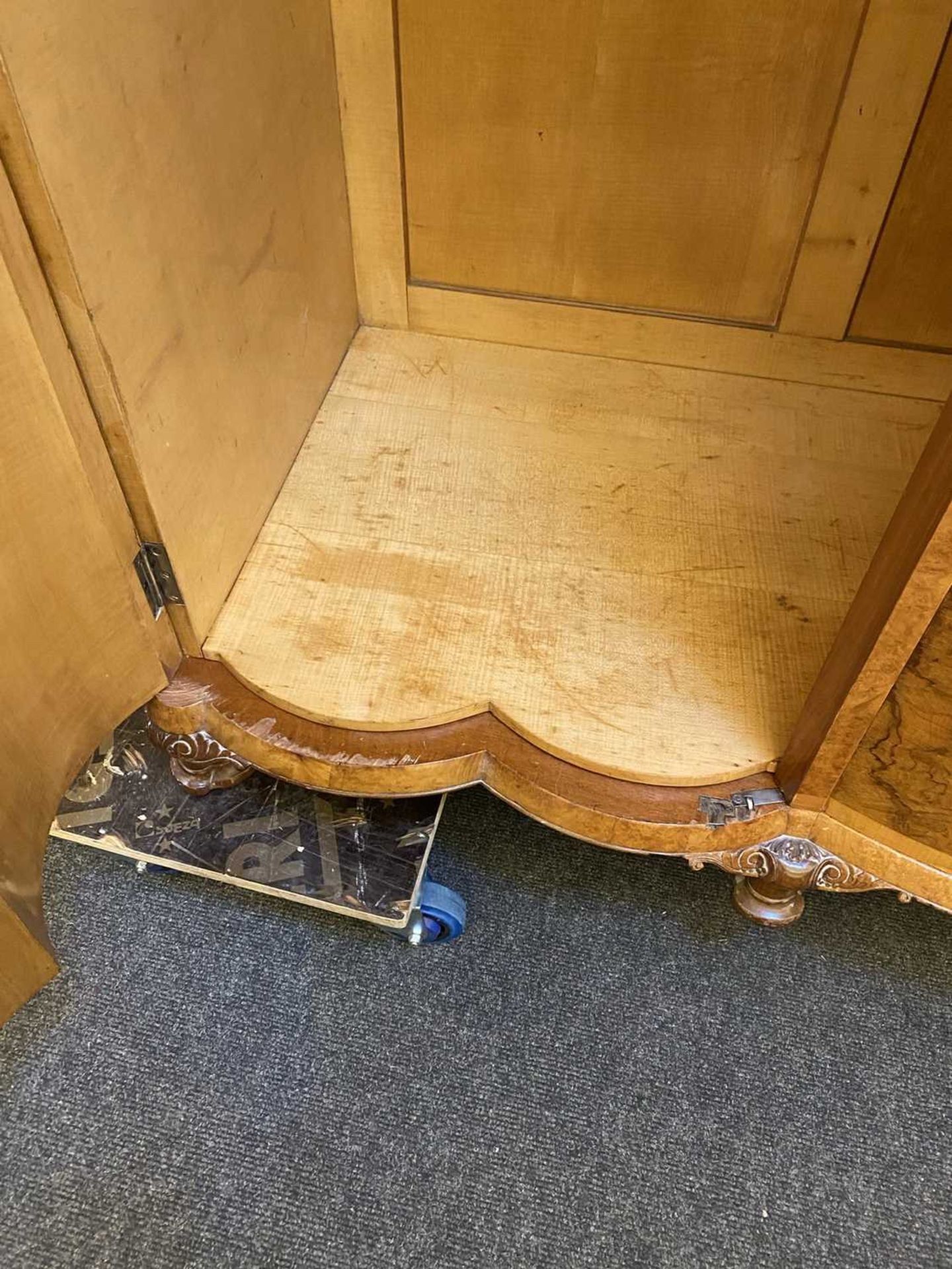 An Art Deco burr walnut and maple bedroom suite, - Image 45 of 45