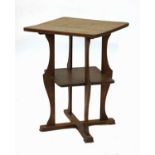 A Cotswold School elm occasional table,