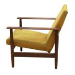 A Danish teak armchair,