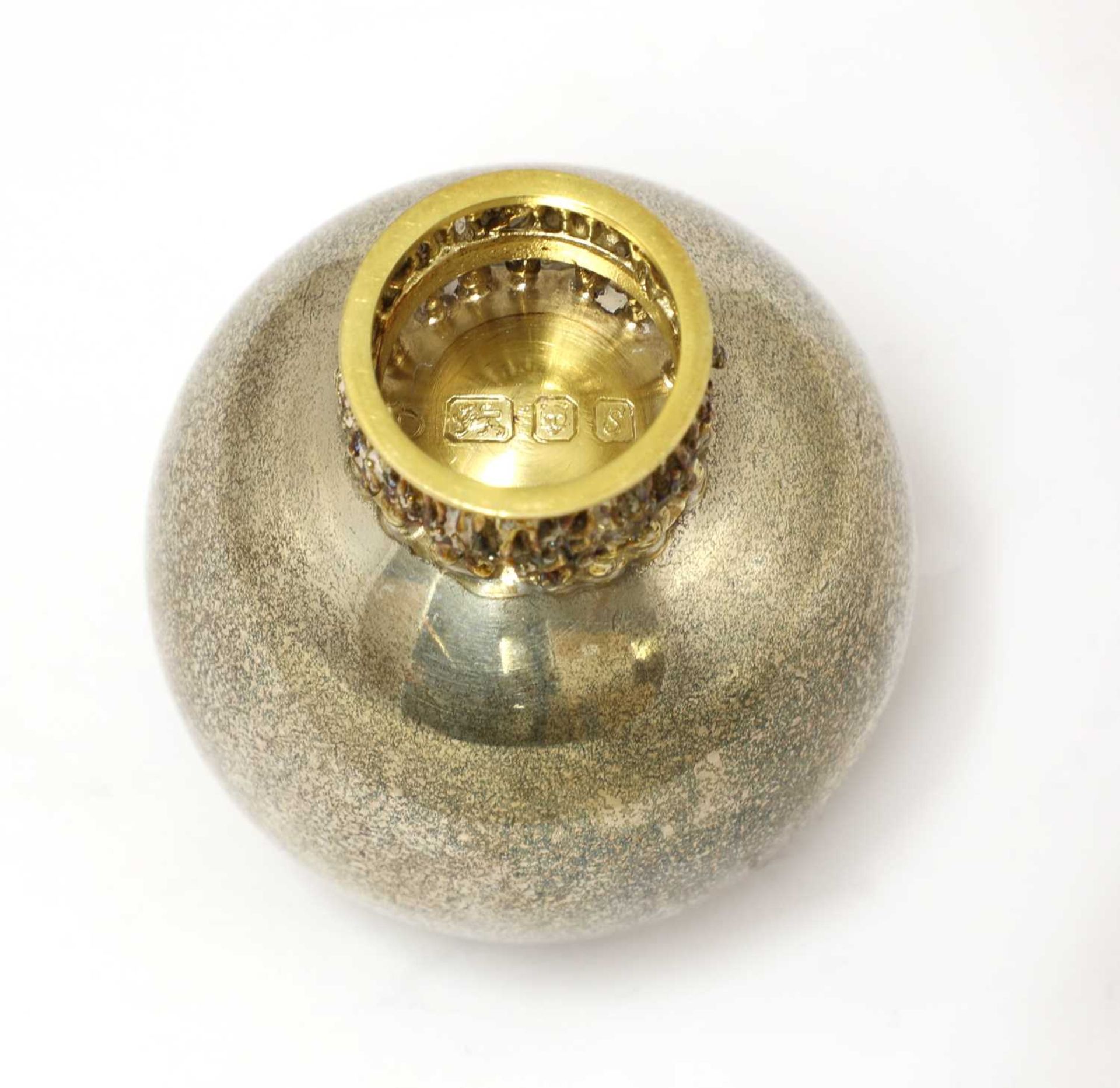 A silver gilt goblet, - Image 2 of 3