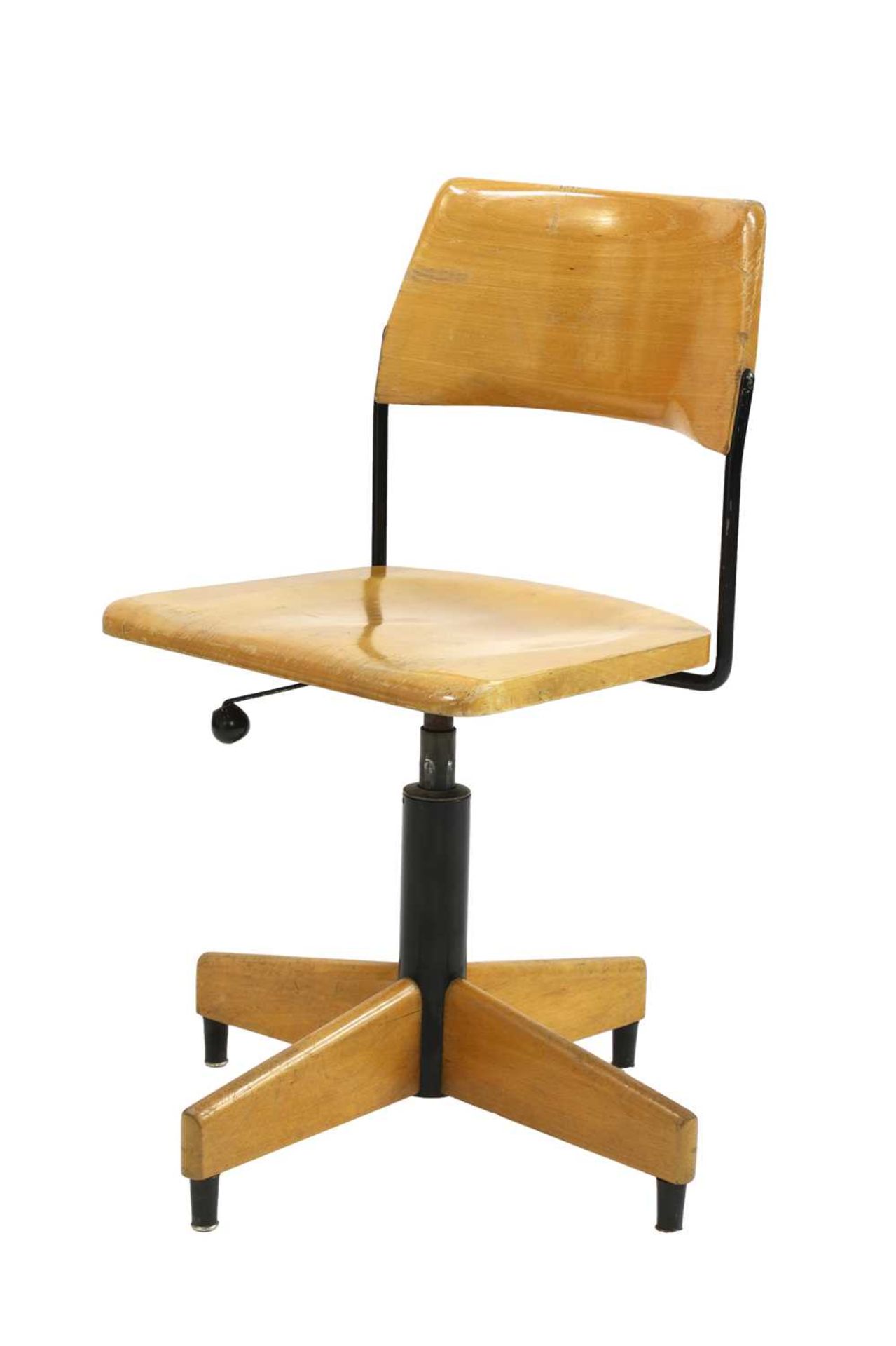 A Swedish 'Gyroflex' swivel office chair, - Image 4 of 4