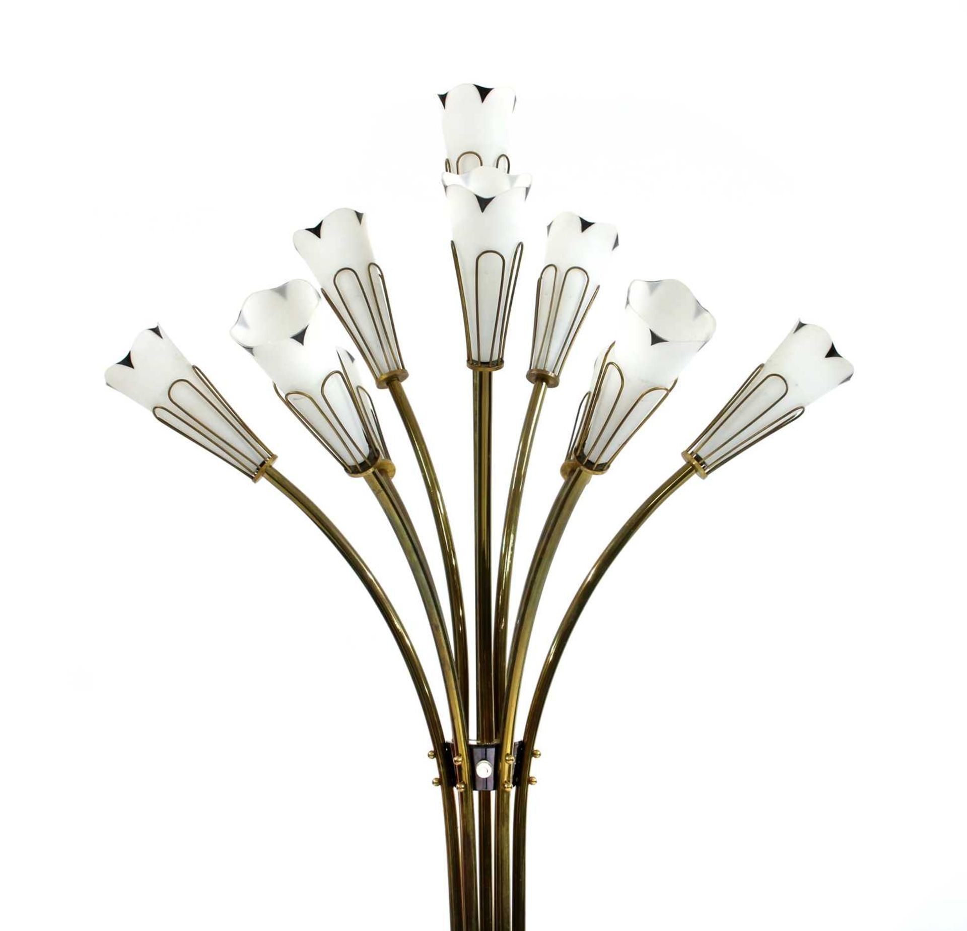 A French multi-light standard lamp, - Image 2 of 2