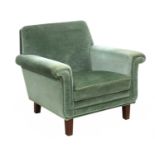 An Art Deco armchair,