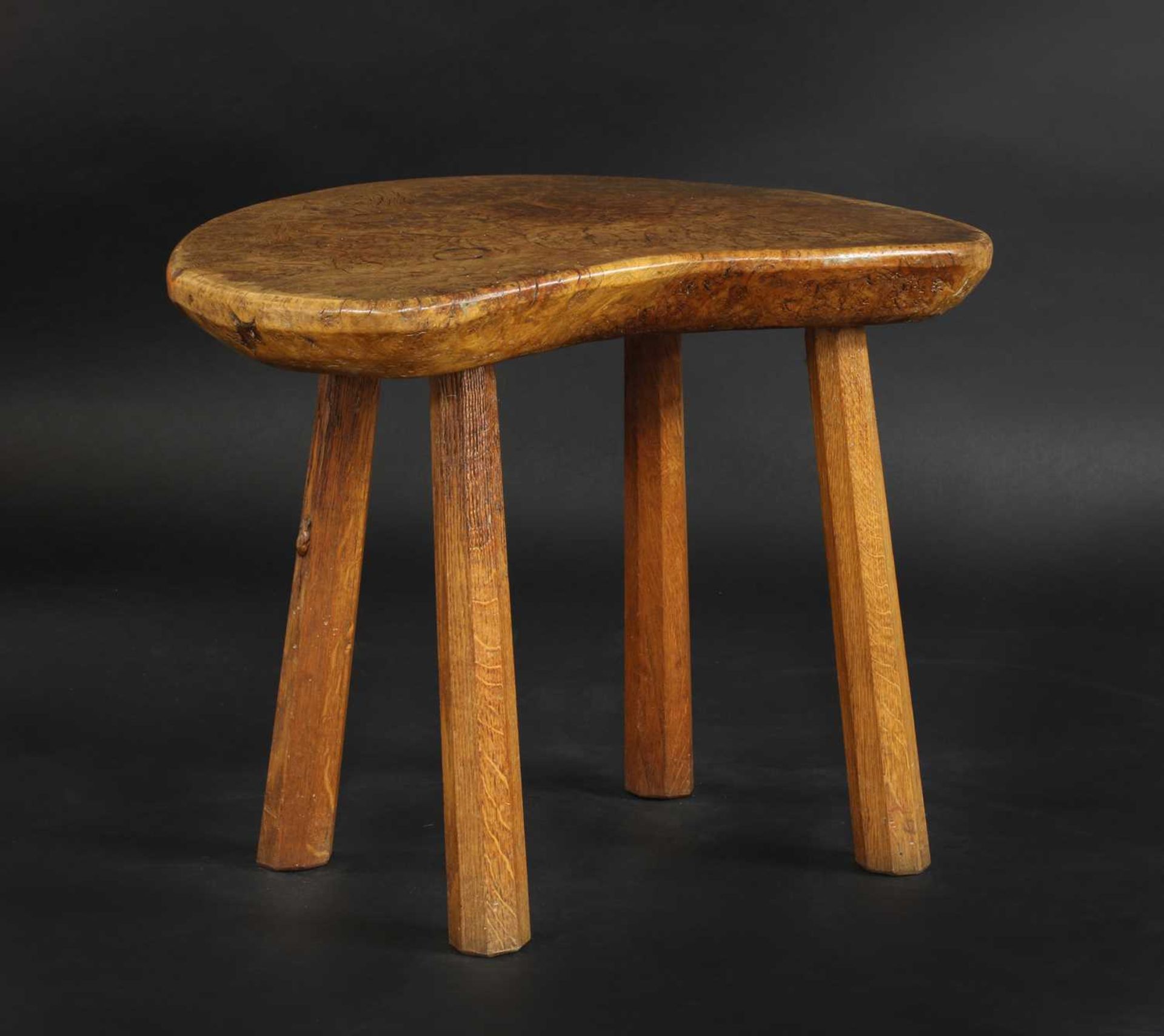 A Robert 'Mouseman' Thompson burr oak table, - Image 12 of 16