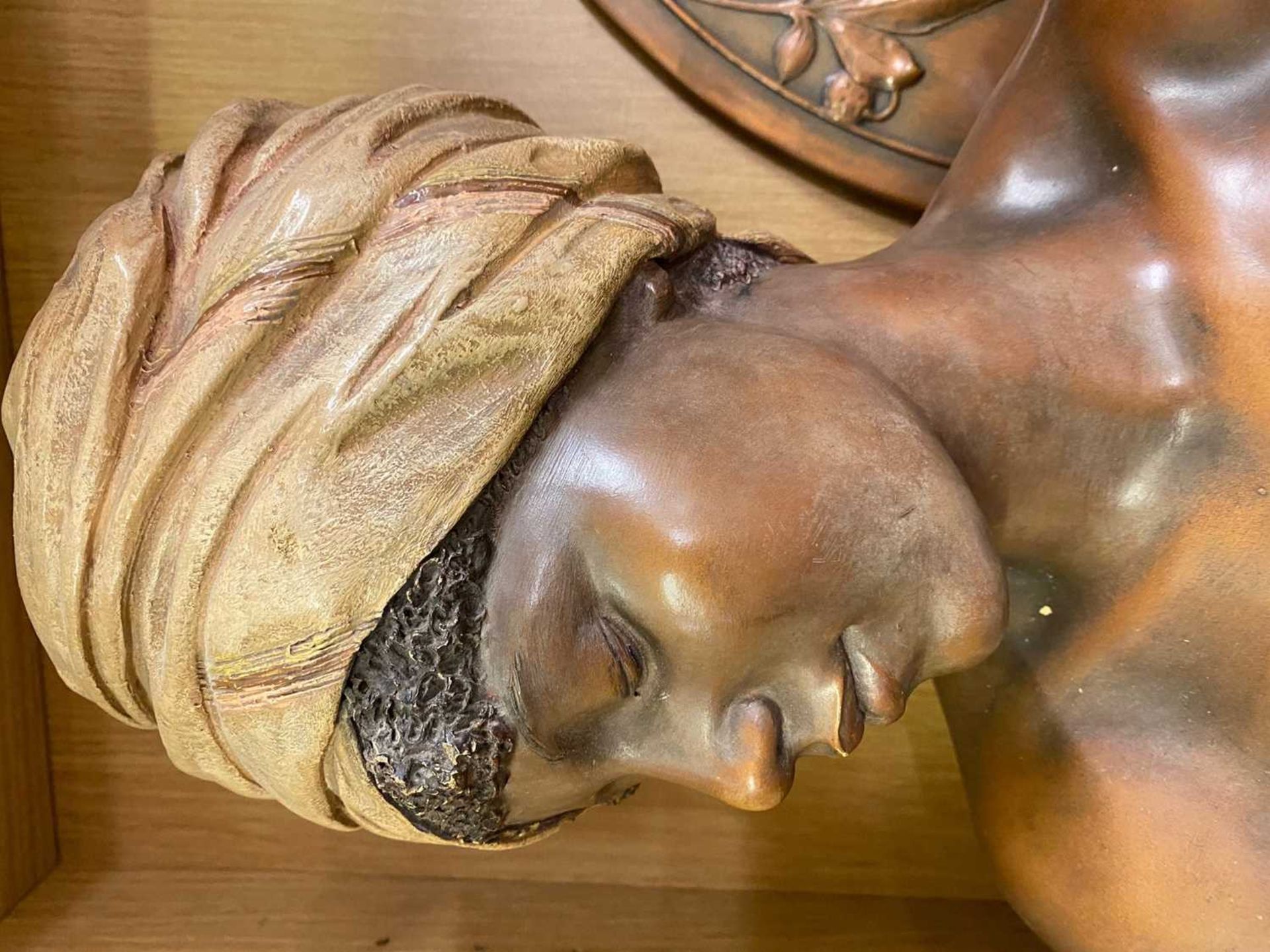 A Goldscheider 'La Negresse' terracotta bust, - Image 7 of 9
