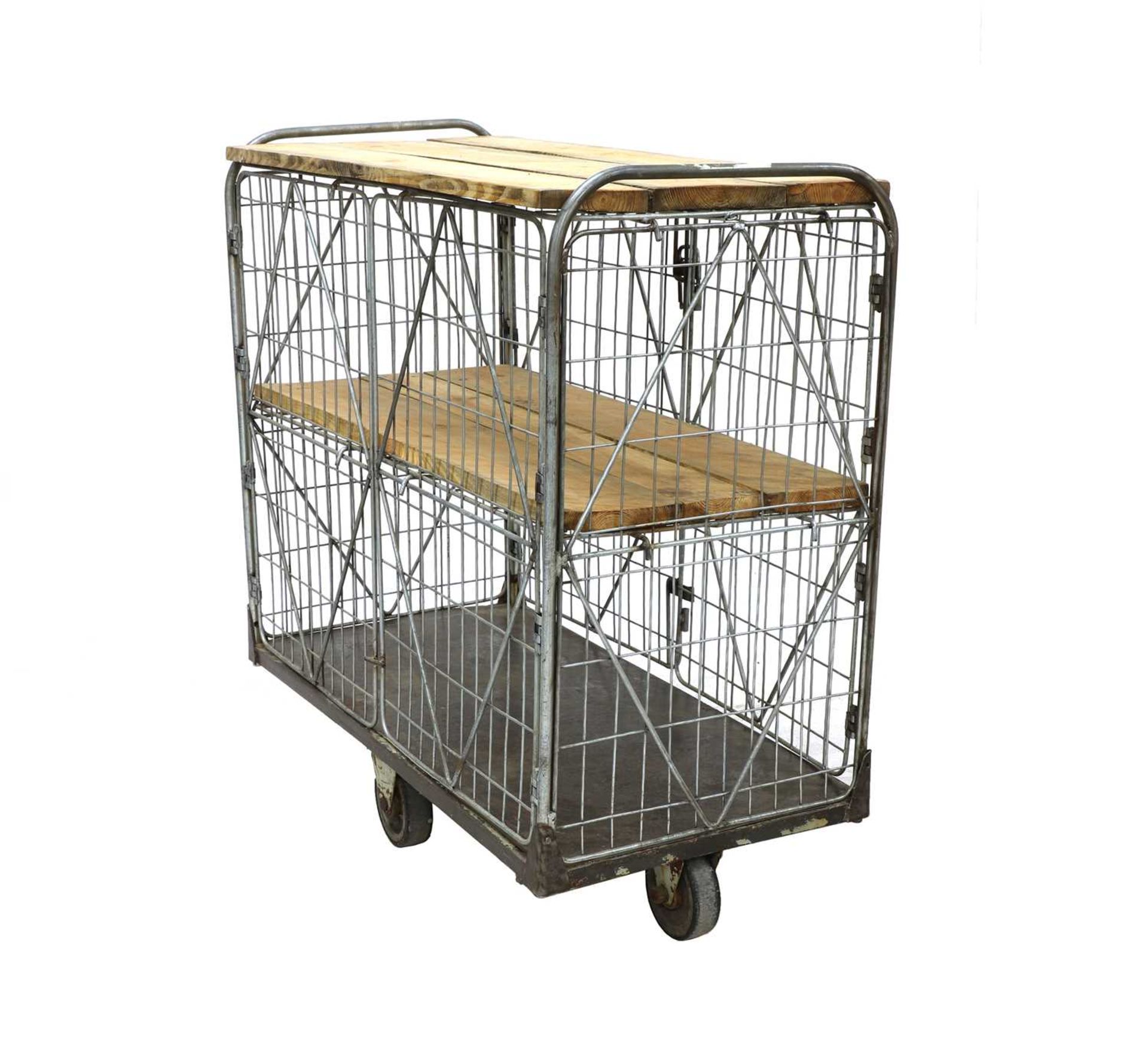 An industrial cage trolley, - Image 2 of 2