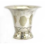 An Art Deco Swedish silver vase,