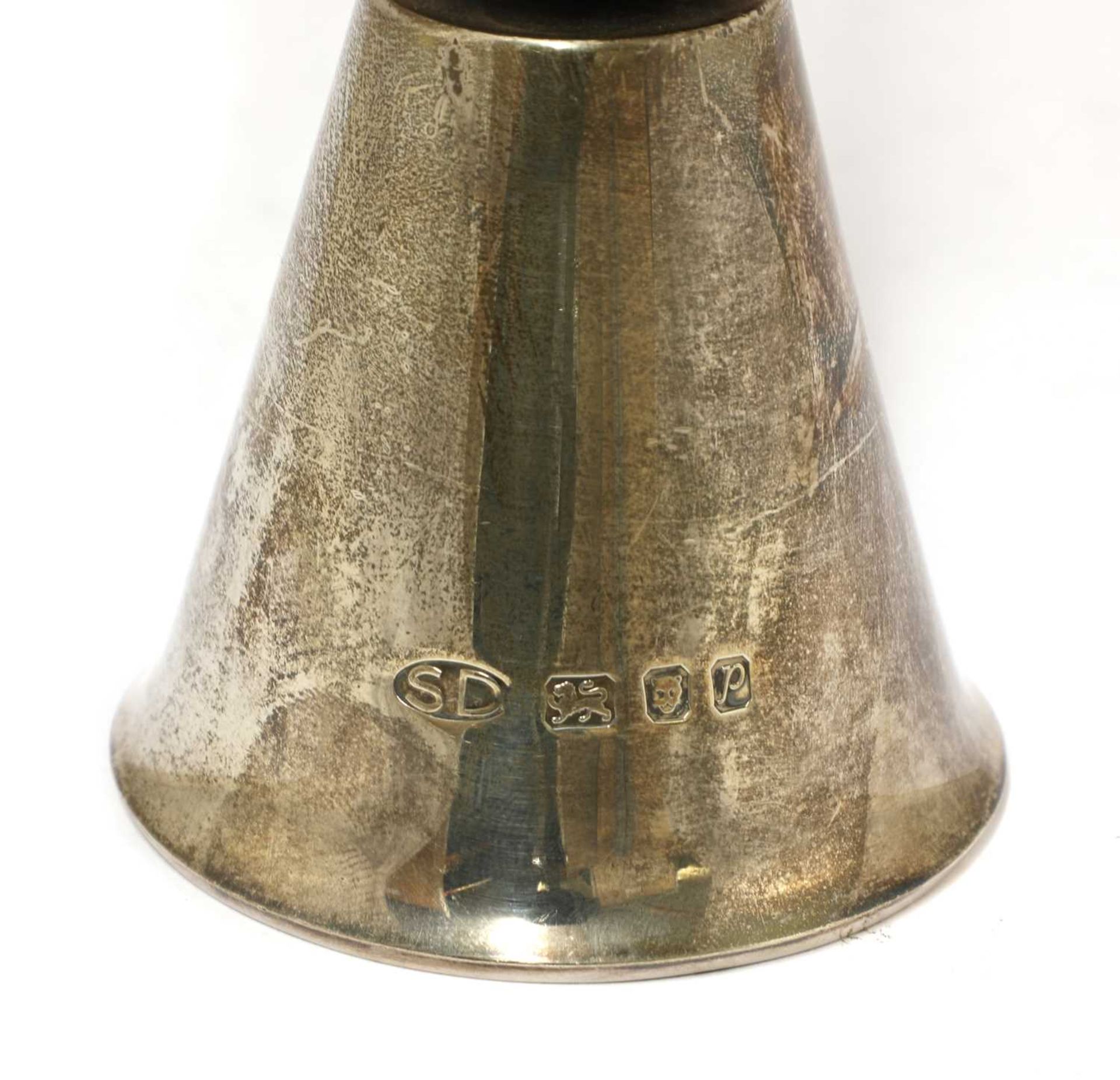 A silver gilt table bell, - Image 3 of 5