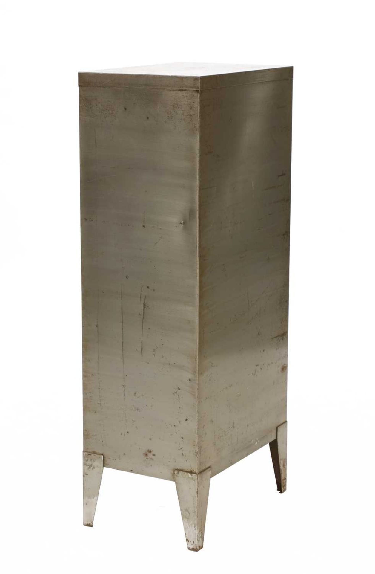 An industrial brushed steel cabinet, - Image 2 of 2