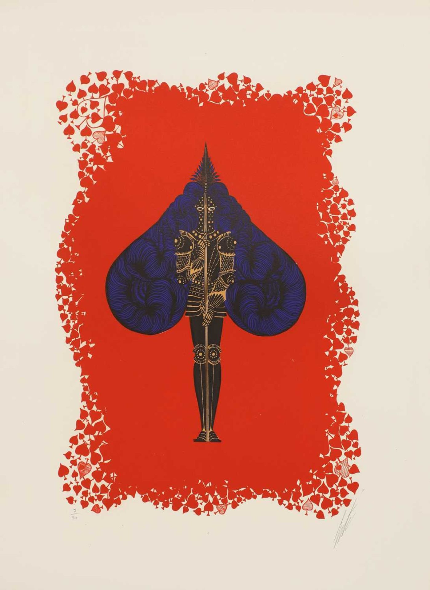 *'Erte' (Romain de Tirtoff) (Russian-French, 1892-1990)