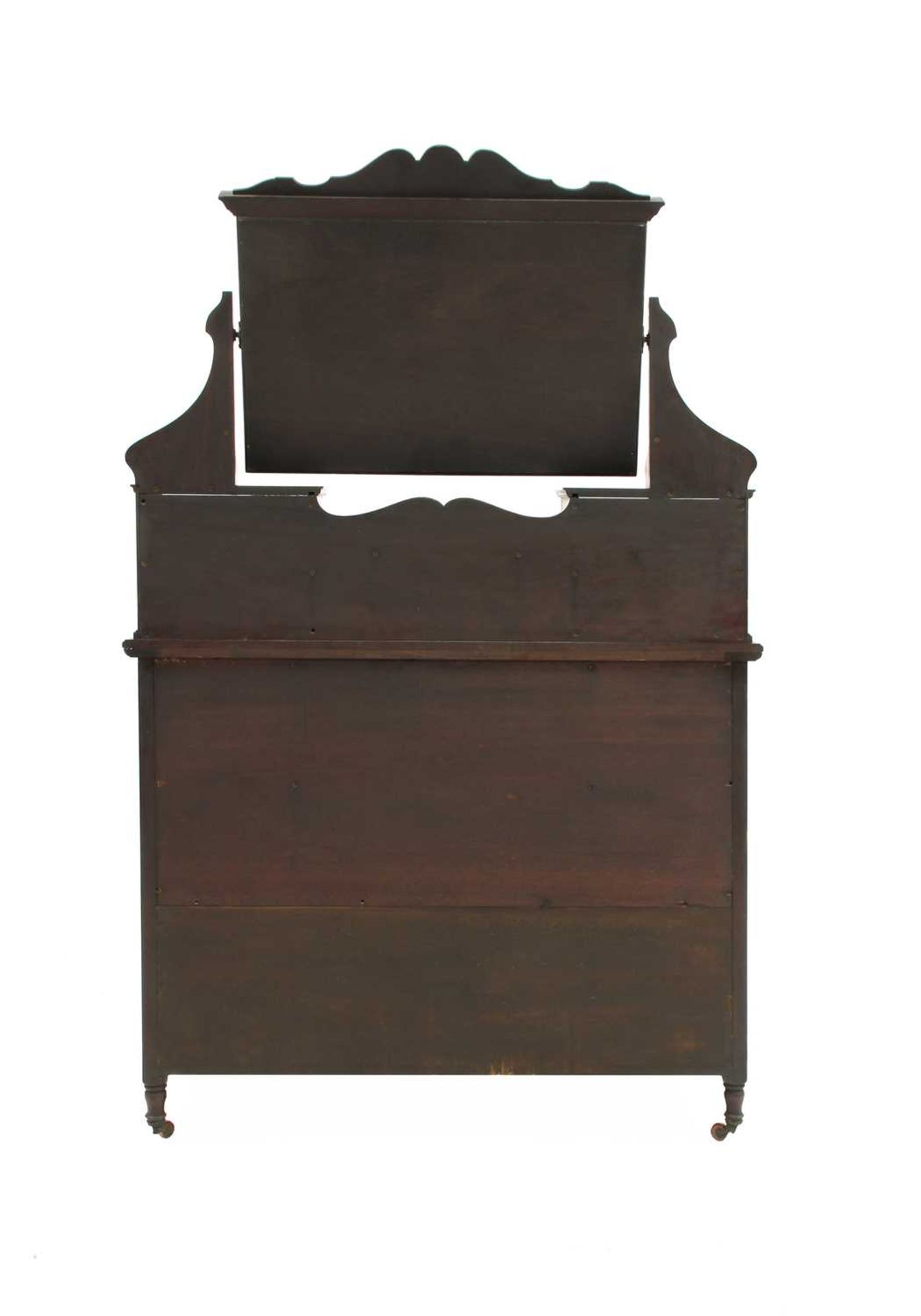 An Art Nouveau mahogany dressing table, - Image 4 of 4