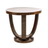 A veneered occasional table,