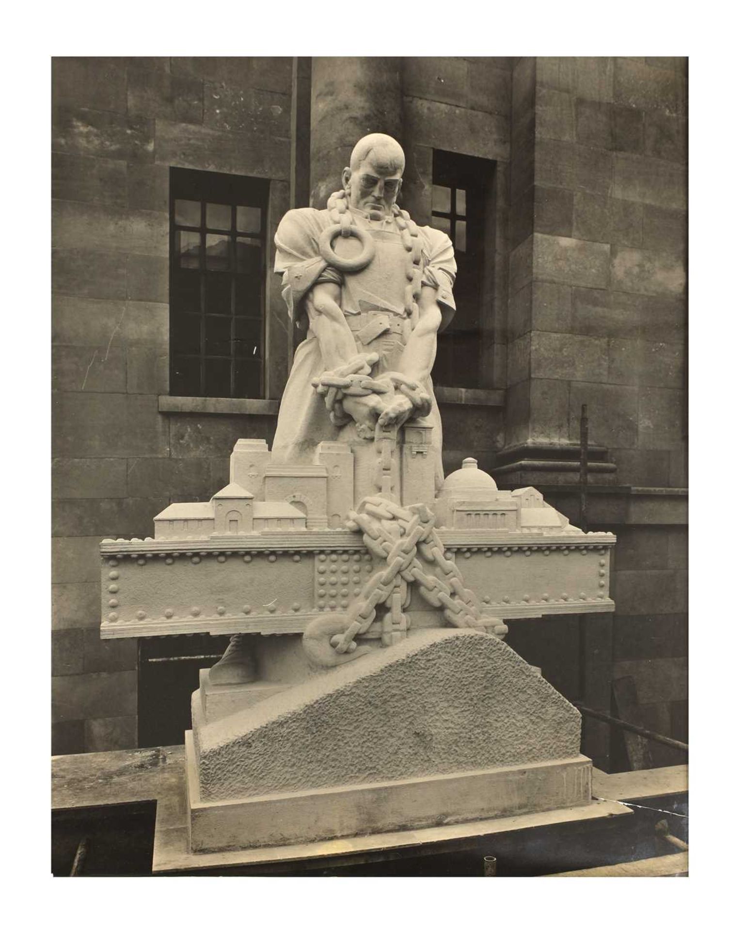 Twenty-five photographs of the sculptures on Imperial Chemical House and Thames House Millbank, - Image 11 of 20