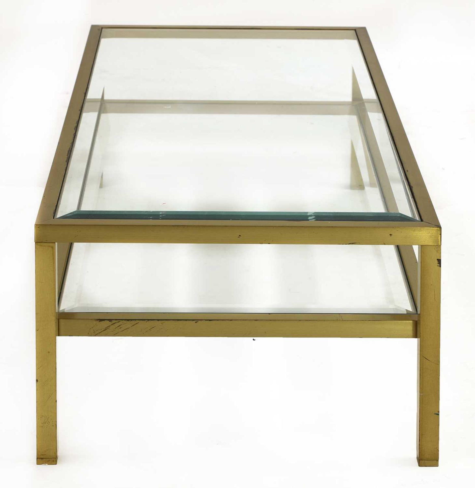 A brass coffee table, - Image 3 of 6