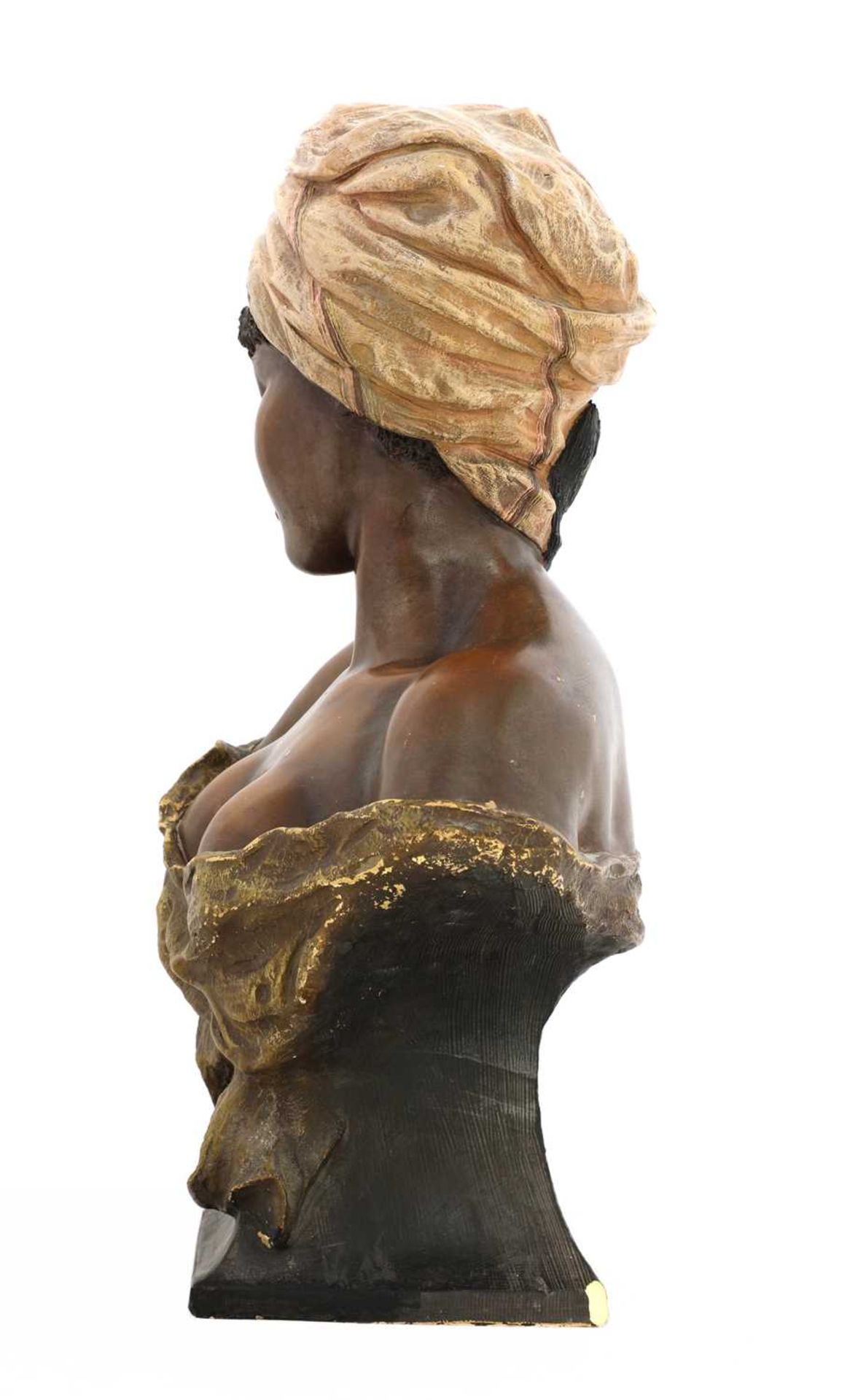 A Goldscheider 'La Negresse' terracotta bust, - Image 3 of 9