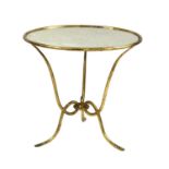 A French gilt table,