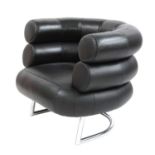A bibendum leather chair,