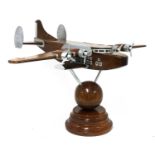 A model of a Pan American Boeing 314 Clipper floatplane,