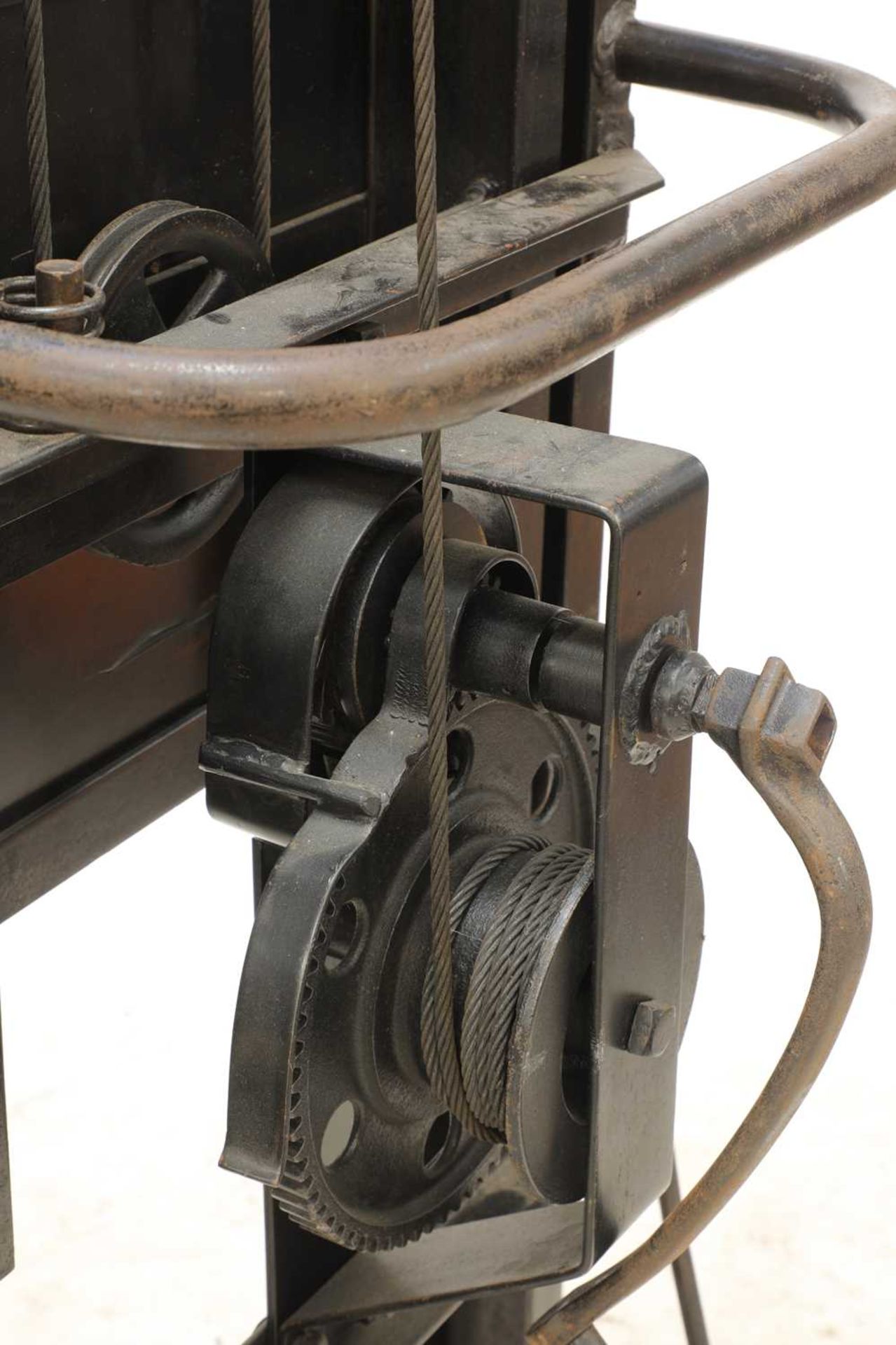 An industrial cast iron easel, - Image 2 of 3