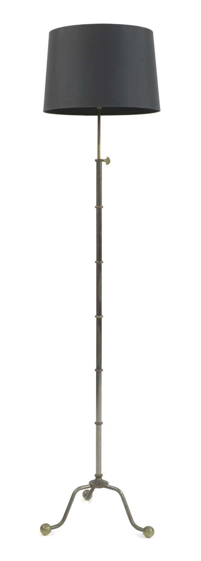 An adjustable standard lamp,