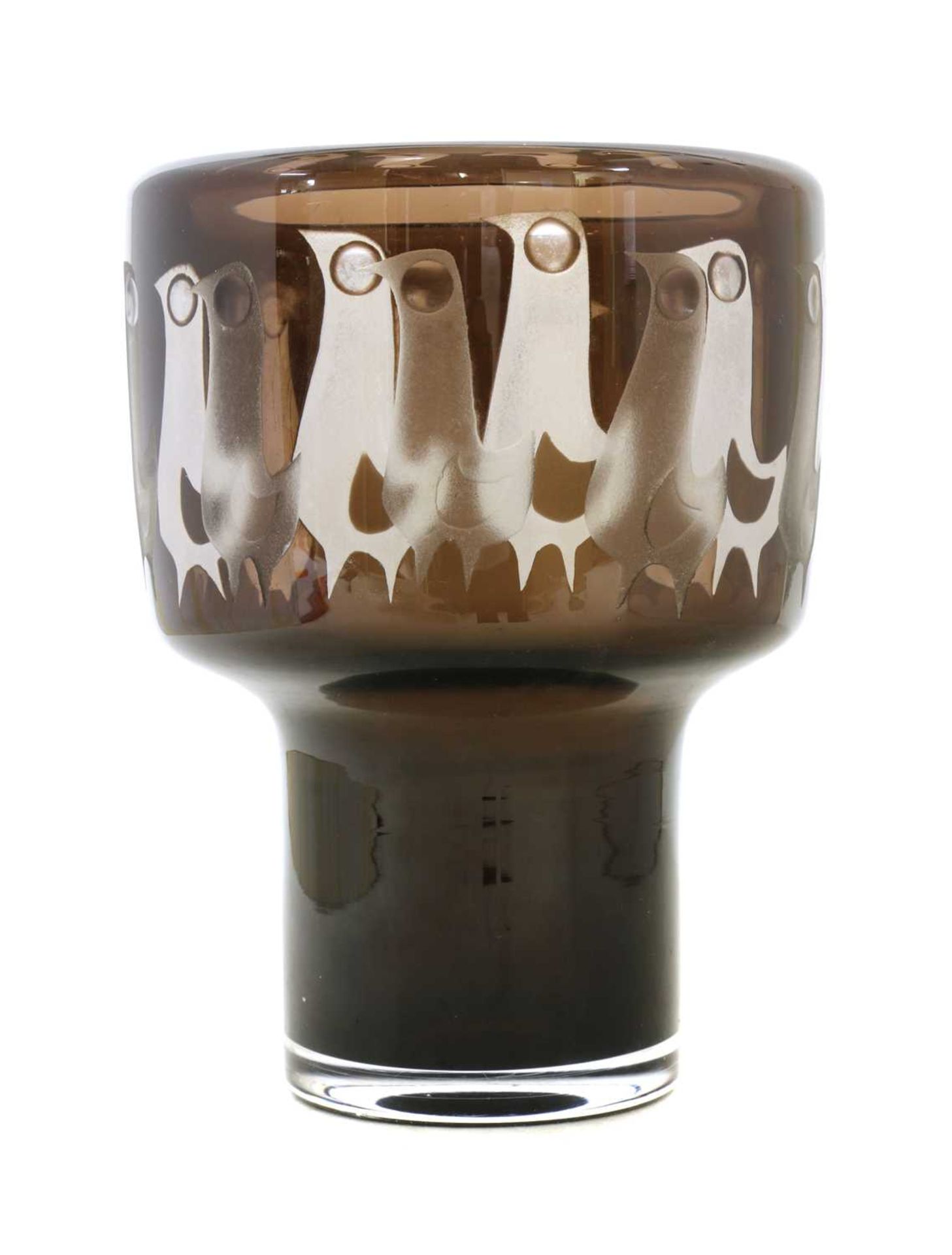 A Kosta glass table lamp, - Image 3 of 4