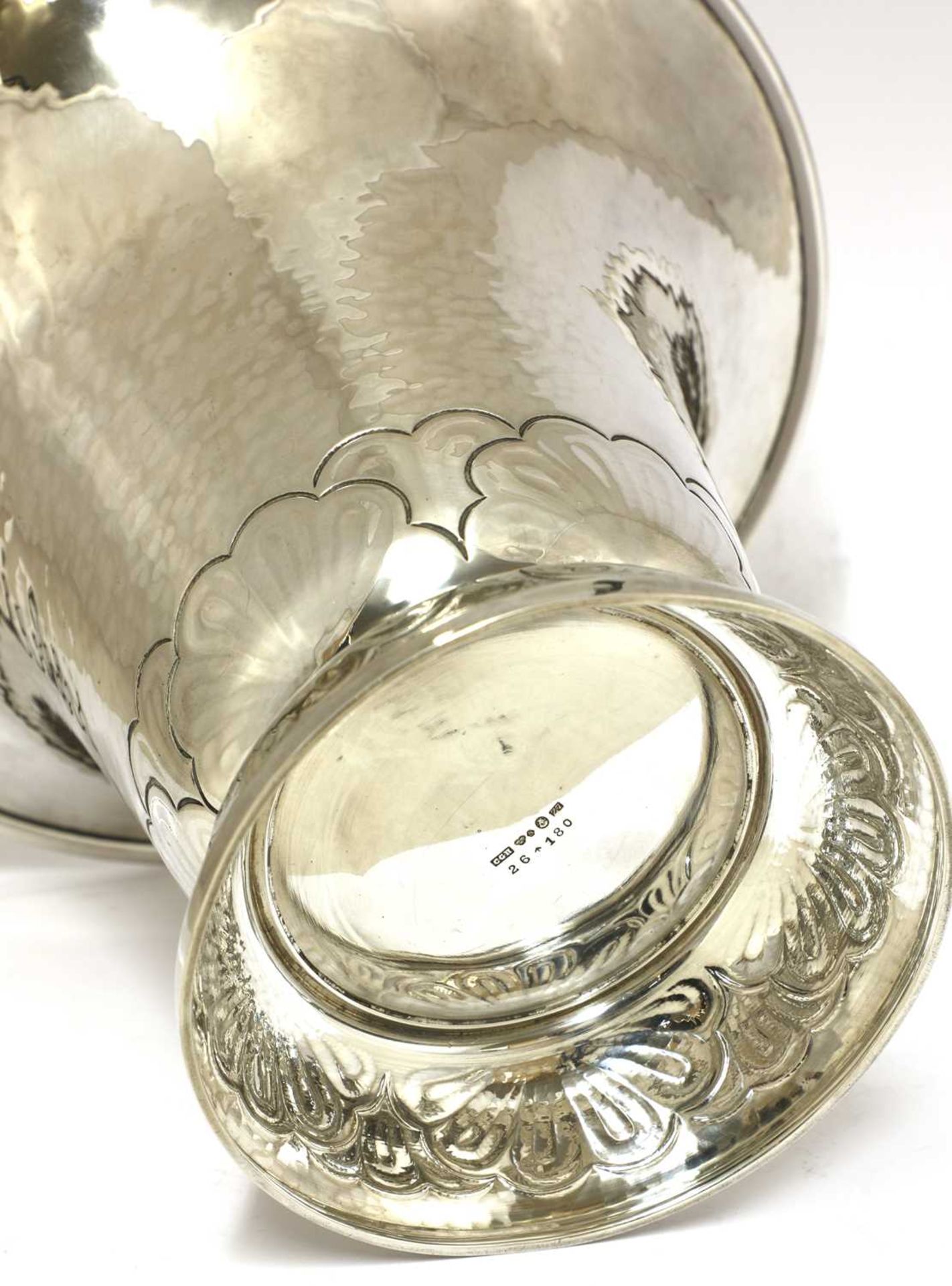 An Art Deco Swedish silver vase, - Image 2 of 3