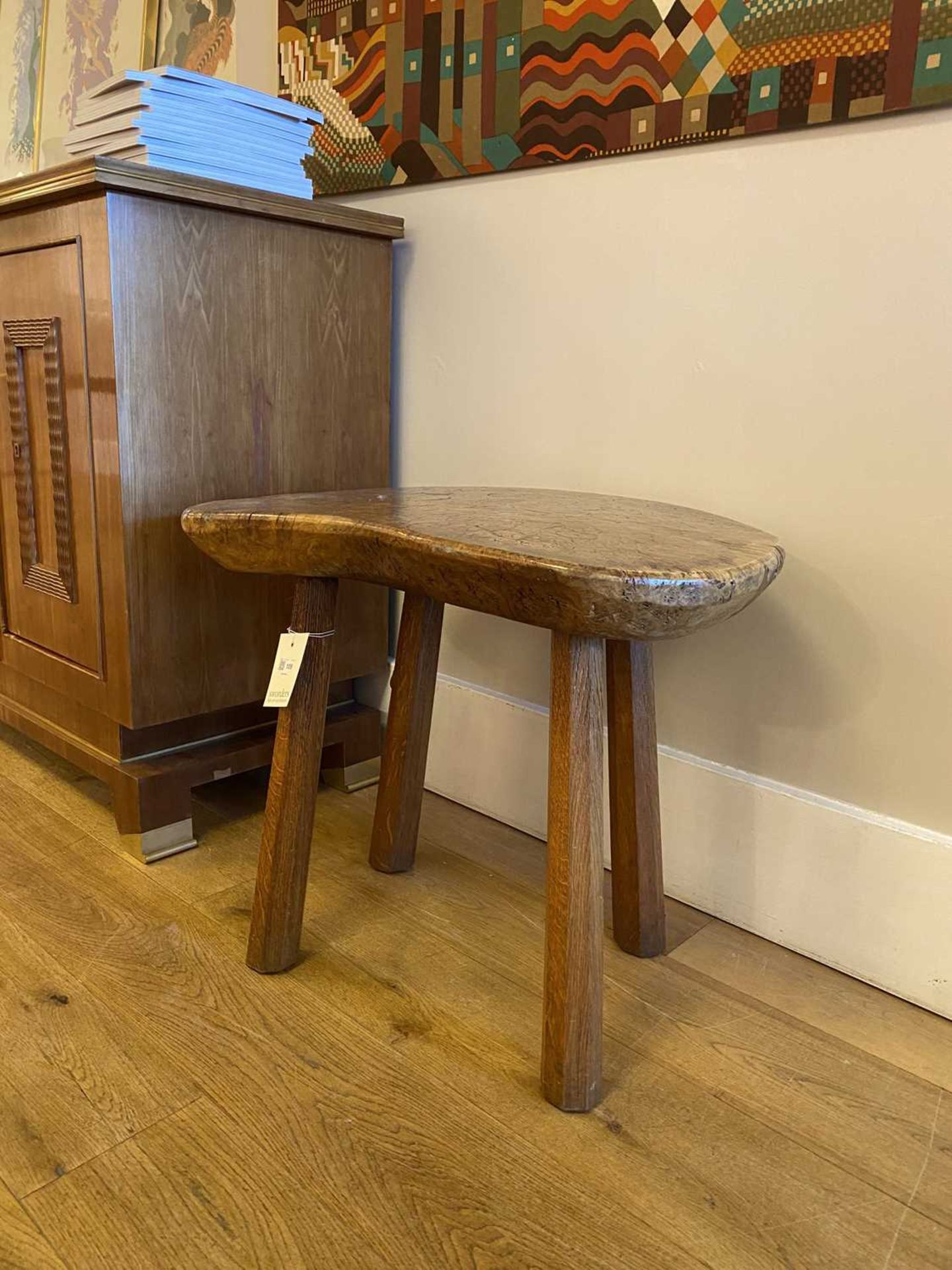 A Robert 'Mouseman' Thompson burr oak table, - Image 16 of 16