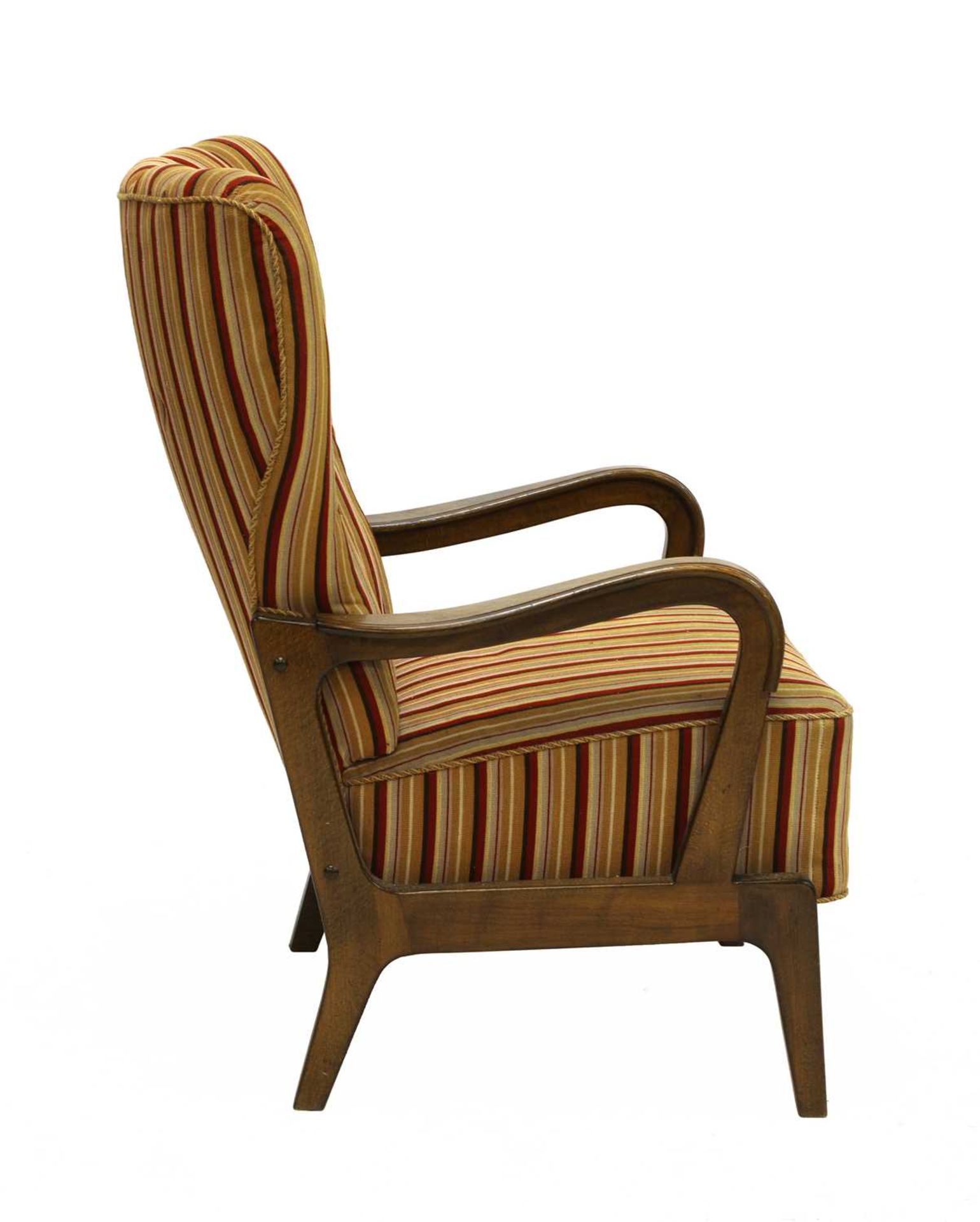 A Danish beech framed armchair, - Image 2 of 3