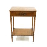 A Regency mahogany work table,