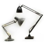 Two anglepoise desk lamps