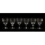 A set of four Irish drinking glasses