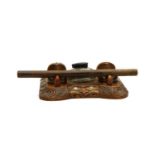 A 1920 period Maori inkstand desk set,