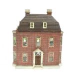 An Edwardian two storey doll's house,