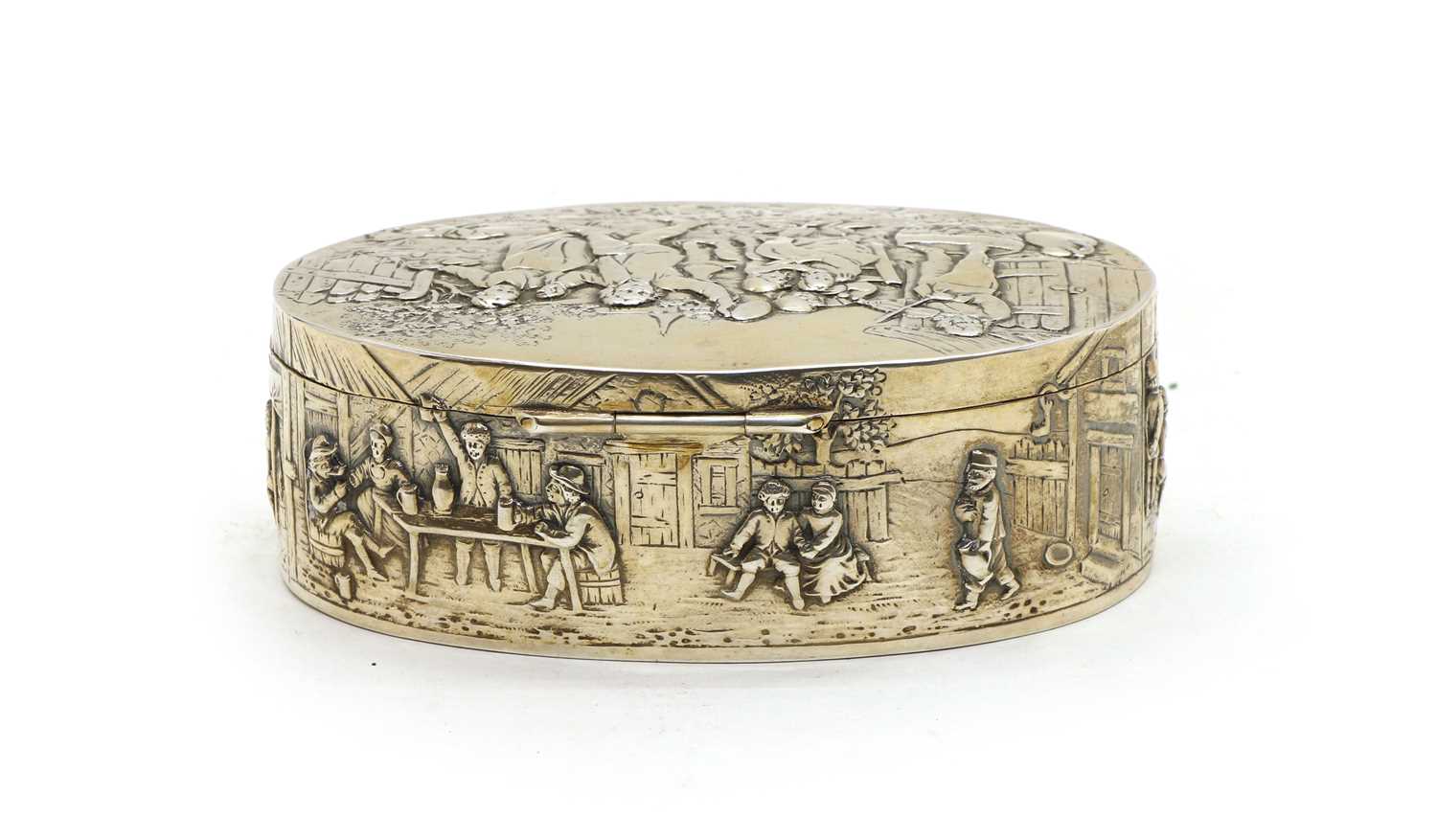 An antique Dutch silver box c.1890 - Image 3 of 4