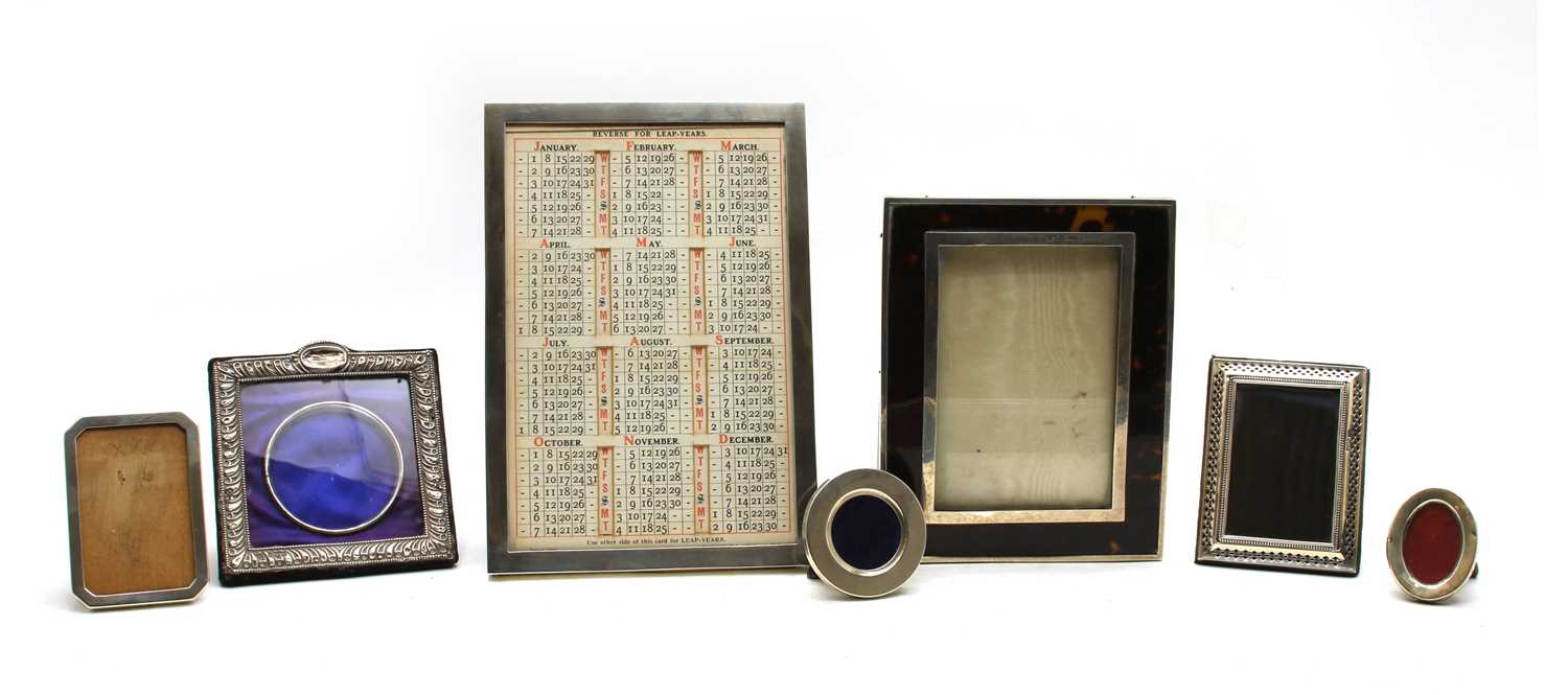 A collection of silver photograph frames, - Image 2 of 8