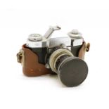 A Zeiss Contaflex camera,